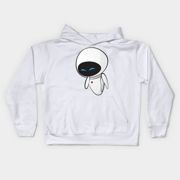 Wall-E EVE Kids Hoodie by casbuijsman